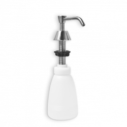 AJW U129 16oz Soap Dispenser, 4" or 6" Spout - Vanity Mounted