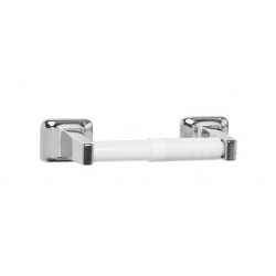 AJW UC41 Single Bright Zamac Toilet Tissue Dispenser - Surface Mounted - Non-Controlled