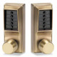 Kaba EE1021B/EE1021B5 Cylindrical Lock w/ Knobs, Entry/Egress (Back-to-Back)