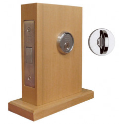 Omnia 041M-NAC Modern Mortise Deadlock - Double Cylinder