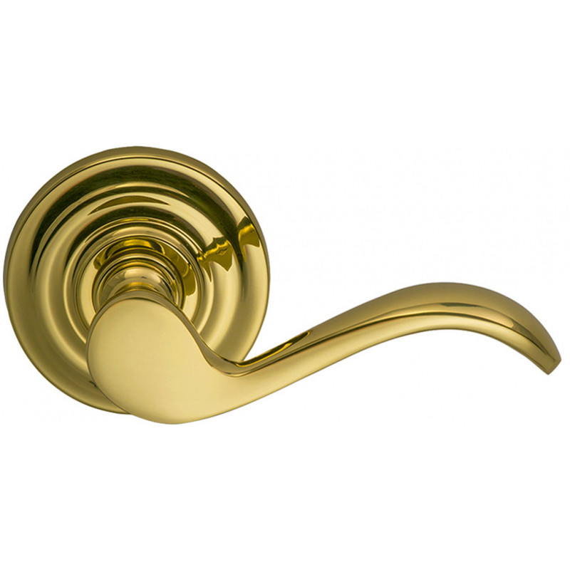 Omnia 895 Interior Traditional Lever Latchset - Solid Brass