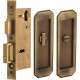 Omnia 7039 Series Door Lock with Traditional Trim