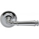 Omnia 904-00 Traditional Solid Brass Lever w/2-5/8" dia. rose