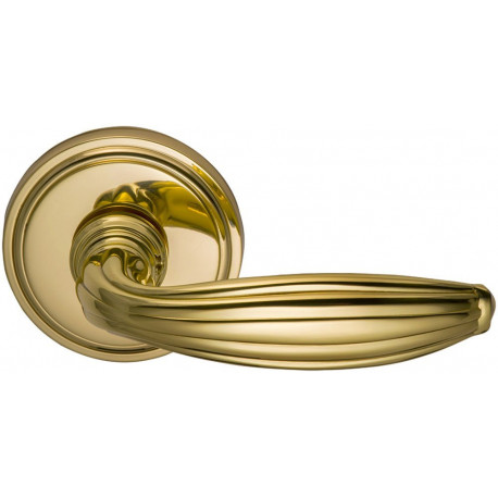 Omnia 192/00 Interior Traditional Lever Latchset - Solid Brass