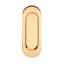 Omnia 652 Modern Oval Flush Cup - Solid Brass