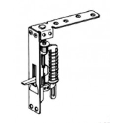 Trimco 3830WL Long Finish Kit Only Semi-Automatic Flushbolt - Wood Door