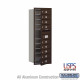 Salsbury 4C Horizontal Mailbox Unit (41") - Single Column - 9 MB1 Doors