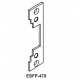 Cal-Royal ESFP-478 Optional faceplate for ES1433 Electric Strike (Hollow Metal Frame)-Stainless Steel