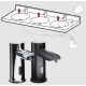 ASI 0393-(N) Ez Fill™ Top-Fill, Multi-Feed Foam Soap Dispenser Heads