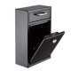 Adiroffice 631 Drop Box Wall Mounted Mail Box(Large)