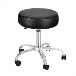 Adiroffice 910-01 Black Adjustable Height Pneumatic Swivel Work Stool