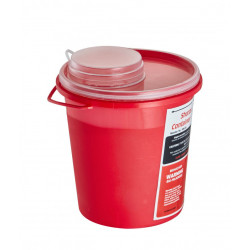 AidrMed 998-05 1.5 Quart Round Shaped Needle Disposal Sharps Container