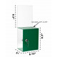 Adiroffice ADI637-04 Tall Donation Charity Box With Large Display