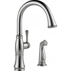 Delta 4297-DST Single Handle Kitchen Faucet with Spray Cassidy™