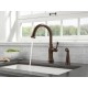 Delta 4297-DST Single Handle Kitchen Faucet with Spray Cassidy™