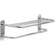 Delta 43624-SN 24" Stainless Steel Towel Shelf with One Bar, Exposed Mounting