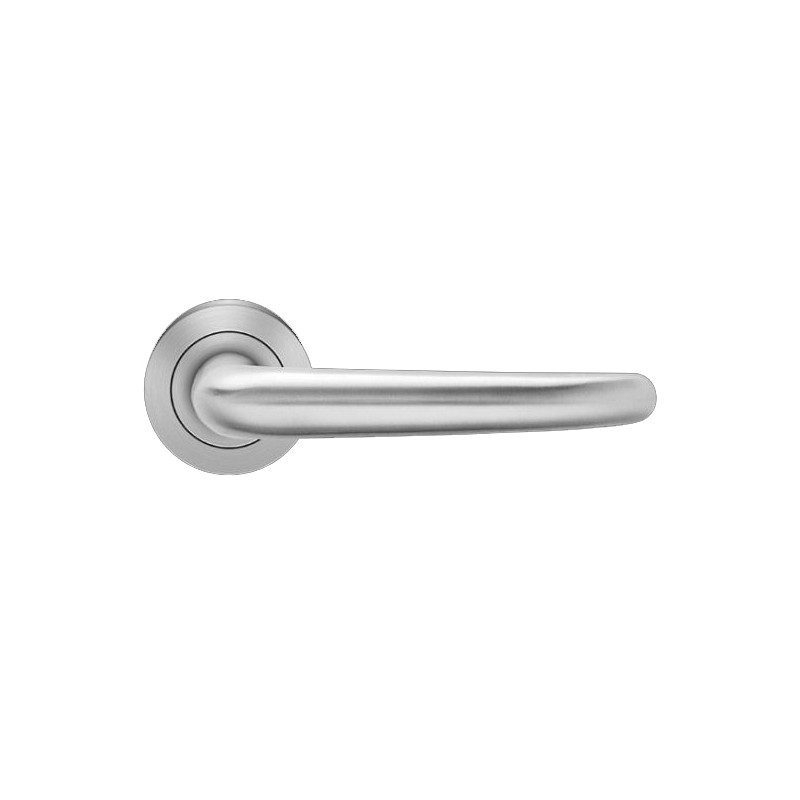 Karcher Design E 'Elba' Lever/Lever Trim For European Mortise Locks (Mamo, Gemo), For Custom Bored Door