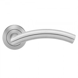 Karcher Design E 'Corsica' Lever/Lever Trim for European Mortise locks (MAMO, GEMO), For Custom bored door