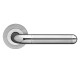 Karcher Design E 'Lignano Steel' Lever/Lever Trim for European Mortise locks (MAMO, GEMO), For Custom bored door