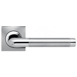 Karcher Design E 'Babylon' Lever/Lever Trim for European Mortise Locks (MAMO, GEMO),Satin Stainless Steel