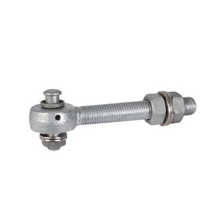 Locinox 1034ROLL-HDG Hot-dip Galvanized Bearing Eyebolt For 3D & 4D Hinges