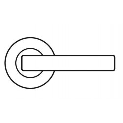 Karcher Design ERM 'Corfu' Lever/Lever Trim For American Mortise Locks, For Custom Bored Door