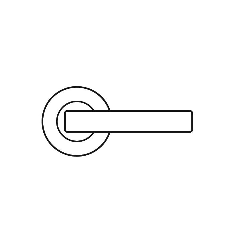 Karcher Design ERM 'Corfu' Lever/Lever Trim For American Mortise Locks, For Custom Bored Door