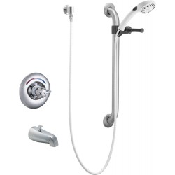 Delta T13H253 Universal Tub Trim, Hand Shower and Grab Bar in Chrome