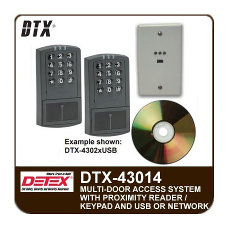 Detex DTX-43014 DTX-43014NDESK Access Control System for fourteen doors
