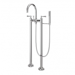 Pfister LG6-1TB Tisbury Traditional Free-Standing Tub Filler with Hand Shower