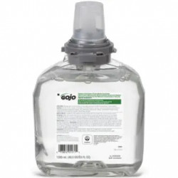 GOJO 5665-02 TFX 1200 mL Green Certified Foam Hand Cleaner, 2 Pack, Clear
