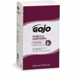 GOJO PRO 7281-04 TDX  2000 mL PCMX E2 Sanitizing Lotion Soap, 4 Pack, Clear