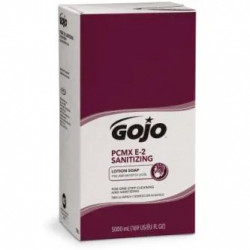 GOJO PRO 7581-02 TDX 5000 mL PCMX E2 Sanitizing Lotion Soap, 2 Pack, Clear