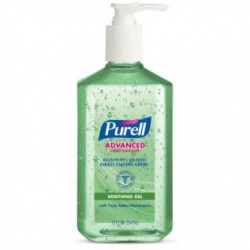 GOJO PURELL 3639-12 Advanced Instant Hand Sanitizer Soothing Gel , 12 Pack, Green
