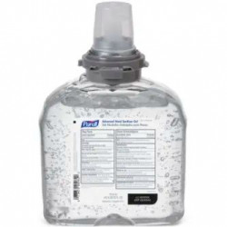 GOJO PURELL 5456-04 Advanced Instant Hand Sanitizer Gel -1200 mL, 4 Pack, Clear