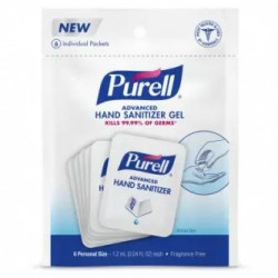 GOJO PURELL 9630-30-6CT SINGLES Advanced Hand Sanitizer Single-Use Packets, 30 Pack