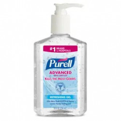 GOJO PURELL 9652-12 Advanced Instant Hand Sanitizer, 12 Pack, Clear