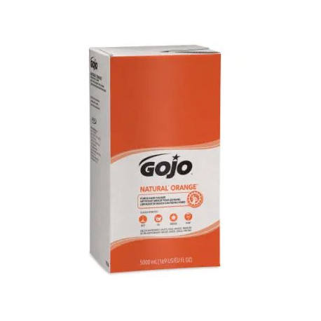GOJO 7556-02 NATURAL ORANGE Pumice Hand Cleaner - 5000 mL, 2 Pack