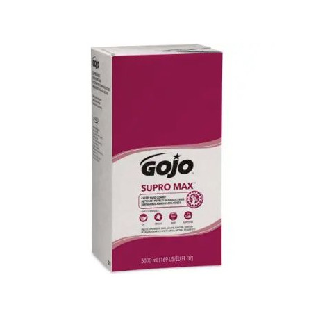GOJO 7582-02 SUPRO MAX Cherry Hand Cleaner - 5000 mL, 2 Pack