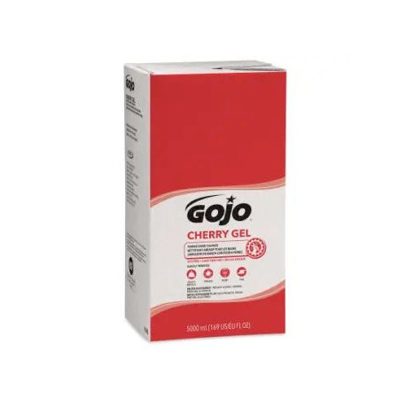 GOJO 7590-02 Cherry Gel Pumice Hand Cleaner - 5000 mL, 2 Pack