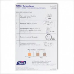 GOJO PURELL 3341-6CTSTRP Surface Spray Active Ingredient Test Strips