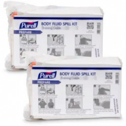 GOJO PURELL 3841-02-RFL Body Fluid Spill Kit Clam Shell Refill, 2 Pack