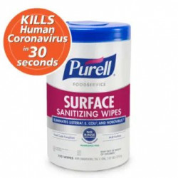 GOJO PURELL 9341-06 Foodservice Surface Sanitizing Wipes - 6 Pack