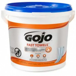 GOJO 6298-04 Fast Towels -130 Count Bucket