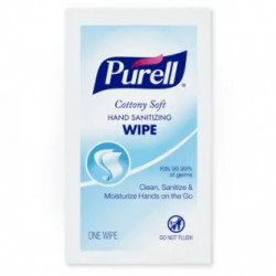 GOJO PURELL 9026-1M Cottony Soft Singles Individually Wrapped Wipes - 1000 Ct Value Packed Case