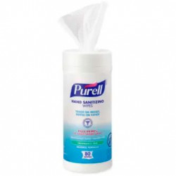GOJO PURELL 9030-12 Hand Sanitizing Wipes Alcohol Formula 80 Count Canister