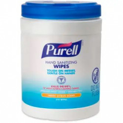 GOJO PURELL 9113-06 Hand Sanitizing Wipes - Non-Alcohol Formula 270 Count Canister