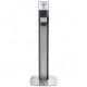 GOJO PURELL 7308/18-DS-SLV MESSENGER ES8 Silver Panel Floor Stand With Dispenser