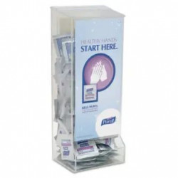 GOJO PURELL 9023-06 Sanitizing Hand Wipe Dispenser - Clear, 6 Pack