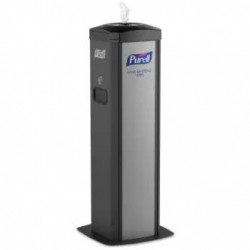 GOJO PURELL 9114-01-SLVHSW DS360 High-Capacity Sanitizing Wipes Station